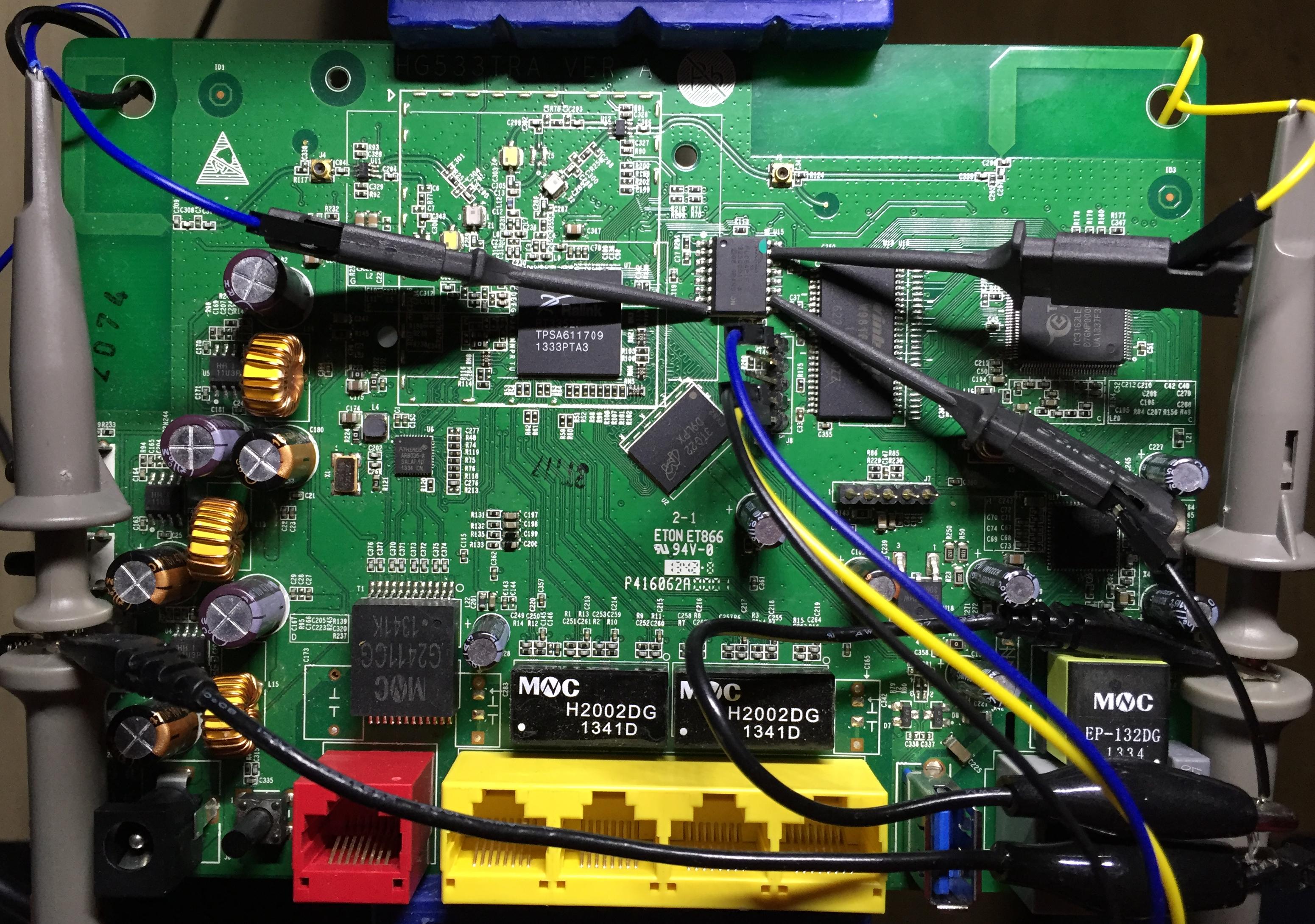 Scope and UART Connected